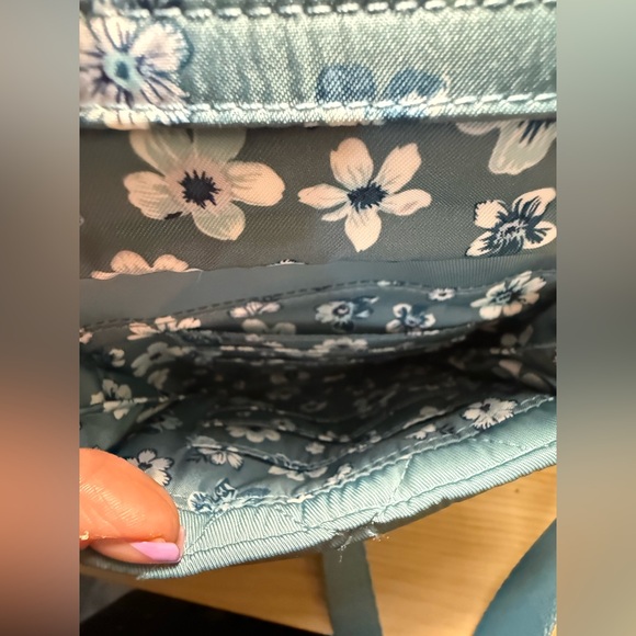 Vera Bradley Blue Quilted Crossbody Bag - Picture 7 of 11
